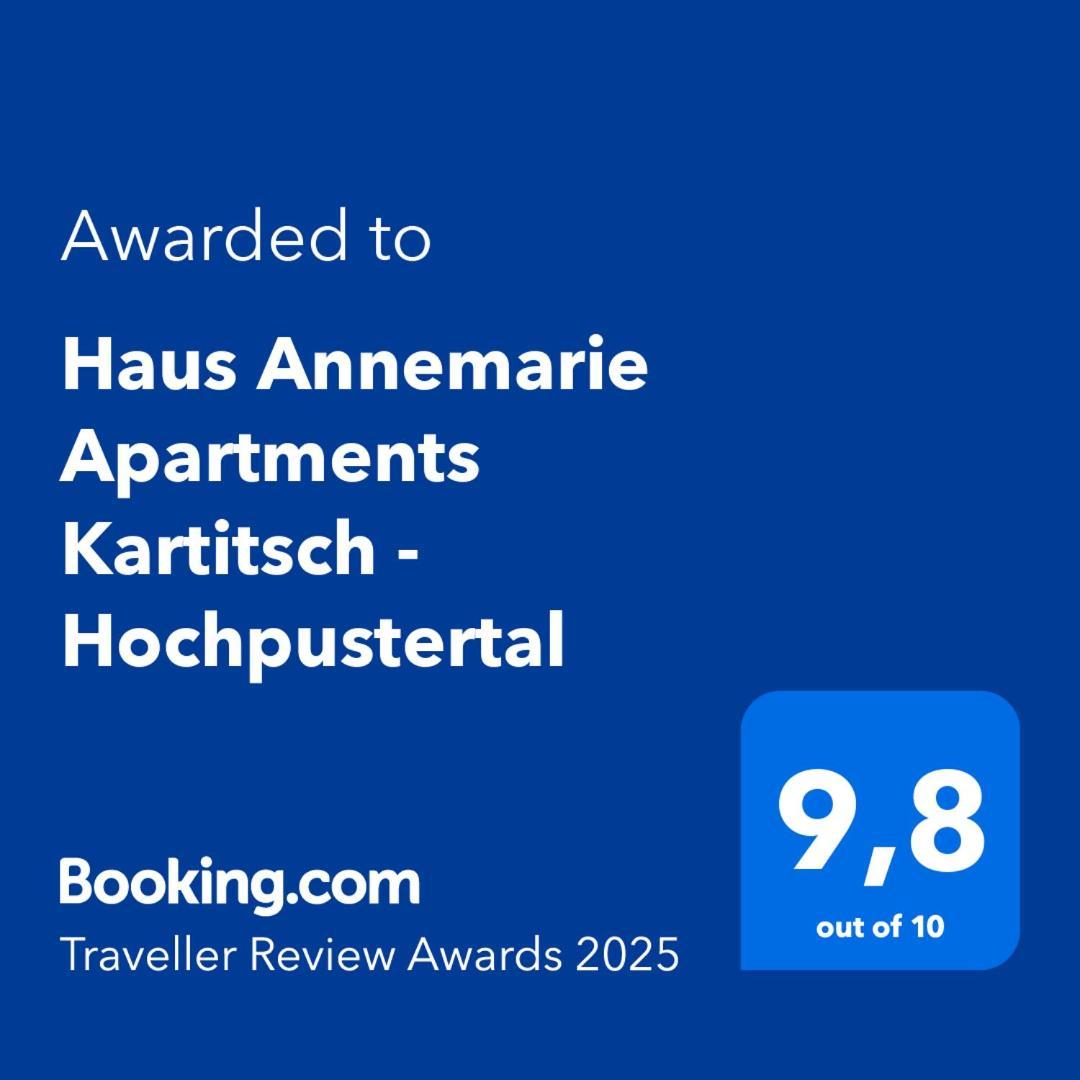 Haus Annemarie Apartments Kartitsch - Hochpustertal Exterior photo